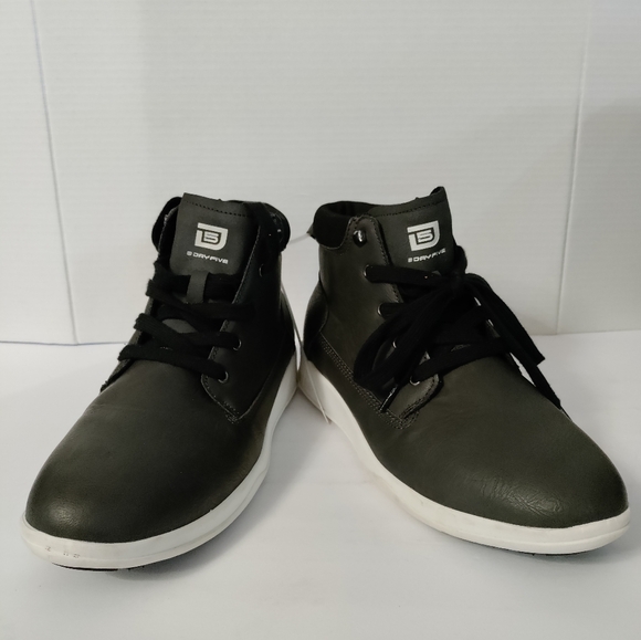 Day Five Braxton Black Mid-Top Boot Sneaker Men Size 9 NWOB - Picture 1 of 9